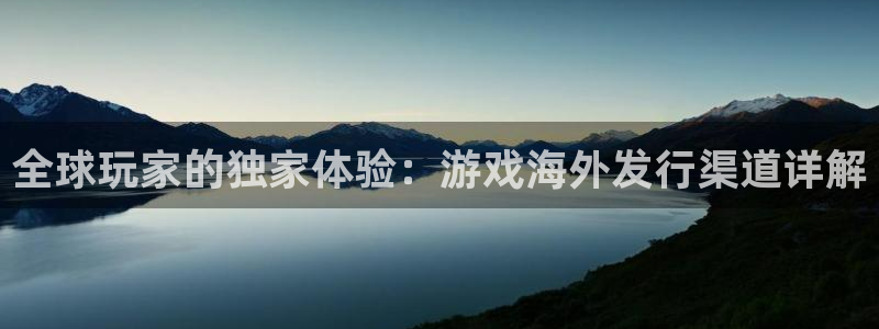 广州db电竞网络科技有限公司招聘：全球玩家的独家体验：游戏海外发行渠道详解