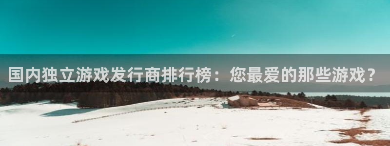 db电竞仓储中心：国内独立游戏发行商排行榜：您最爱的那些游戏？
